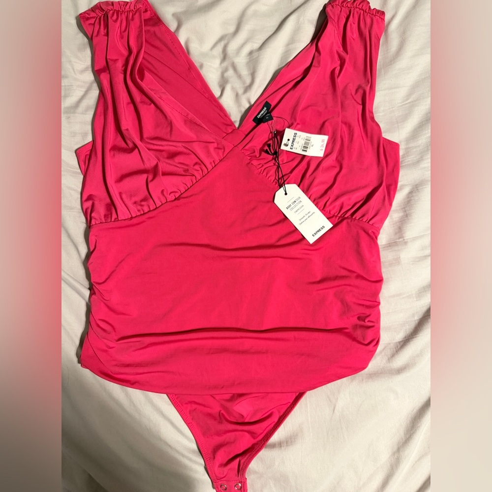 Express Vibrant Pink Bodysuit